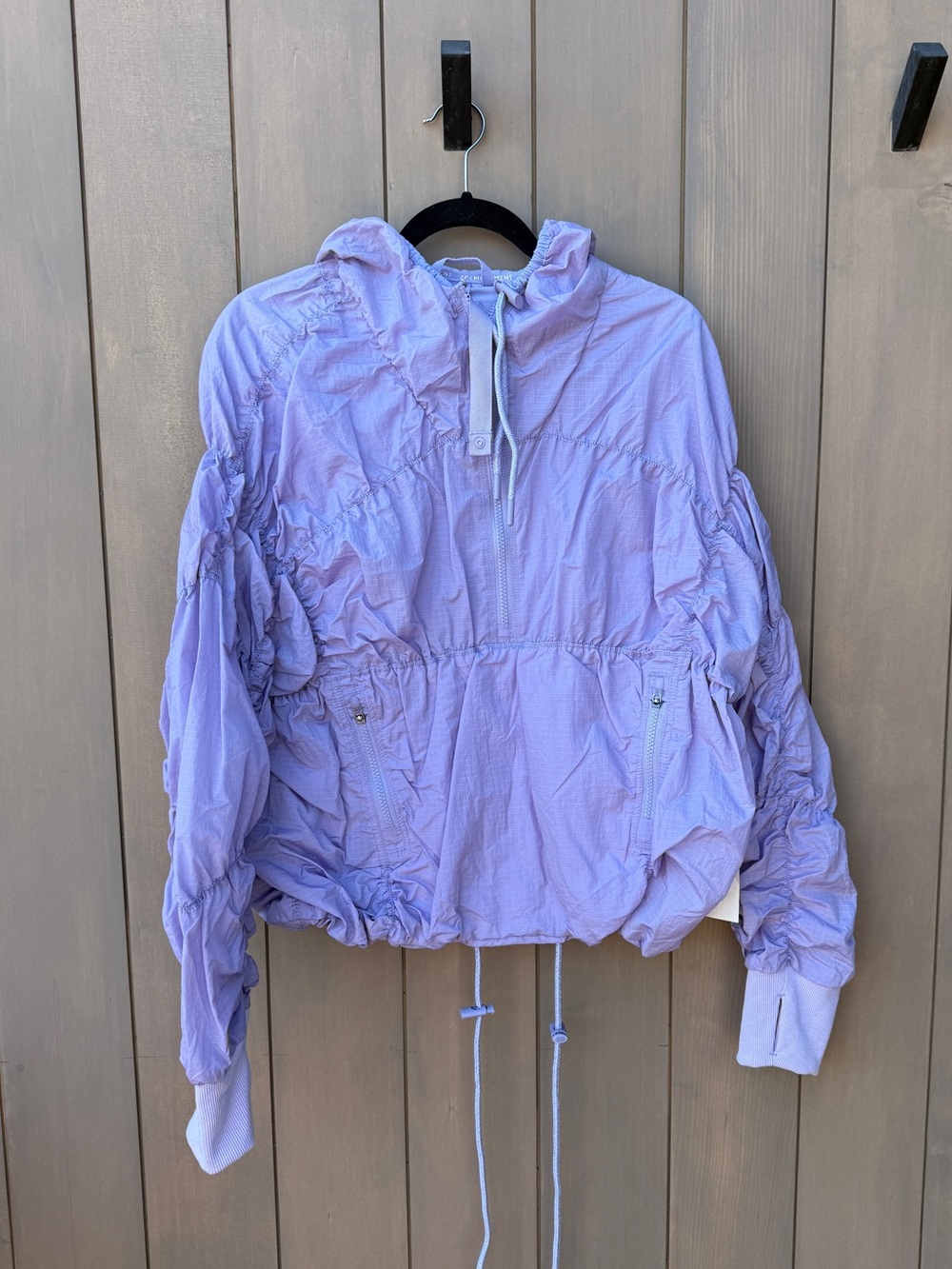 Free People Happy Camper Rain Jacket Pullover - NWT - Small
